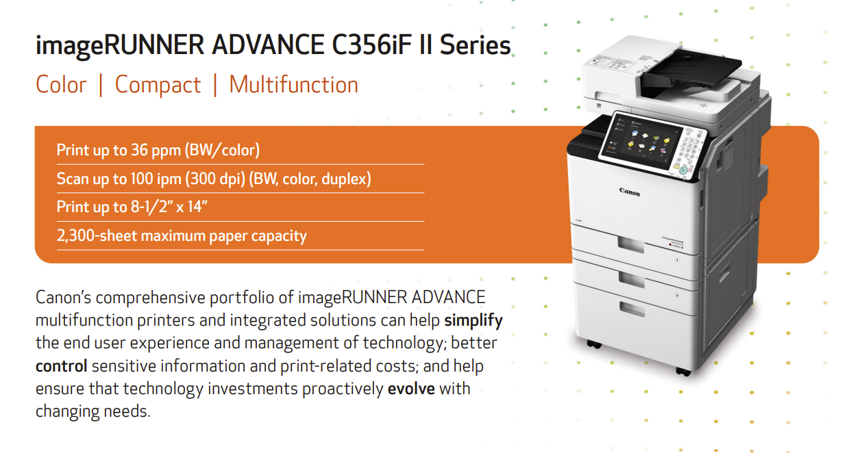 Image Runner Advance c356iF II Series image